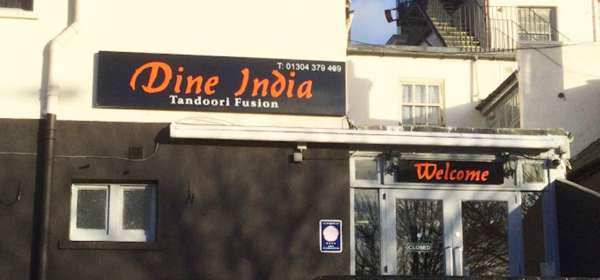 Entrance of Dine India