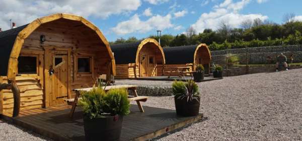 Glamping Pods at the Plough & Harrow